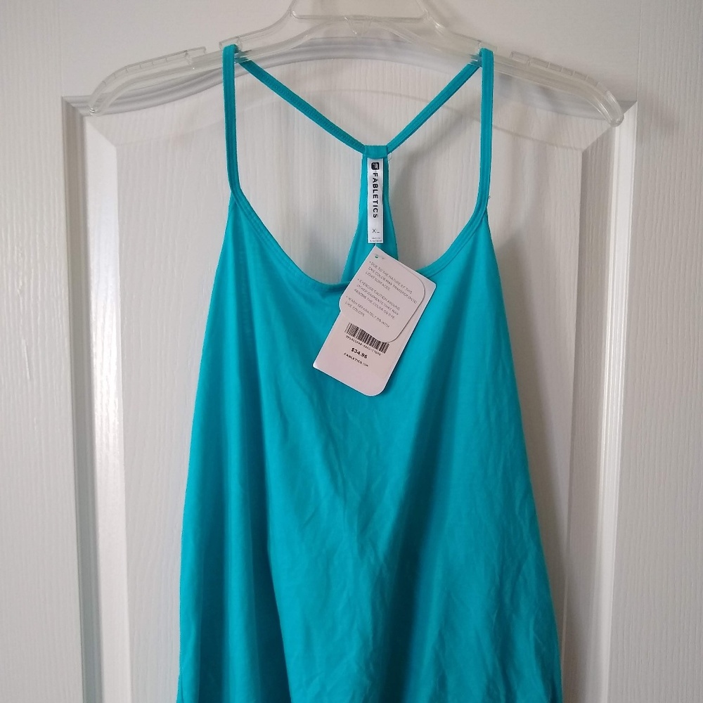 NWT Fabletics Light Blue Neema Tank Size XL